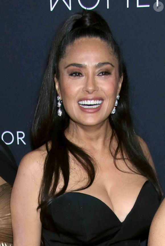 Salma Hayek au dîner Caring for Women de la Fondation Kering le 11 septembre 2025, New York © PPS/Bestimage