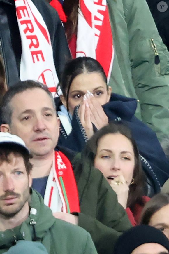 Iris Mittenaere est passée par tous les états

Exclusif - Iris Mittenaere lors du match de rugby du Tournoi des Six Nations France contre Angleterre au Stade de France à Saint-Denis le 14 mars 2026. © AGENCE / BESTIMAGE