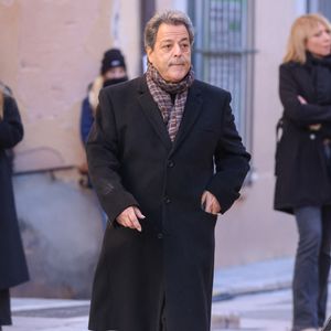 Chico Bouchikhi - Arrivées aux obsèques de Brigitte Bardot en l'église Paroissiale Notre-Dame-de-l'Assomption de Saint-Tropez, France, le 7 janvier 2026.  © Jacovides-Moreau/Bestimage