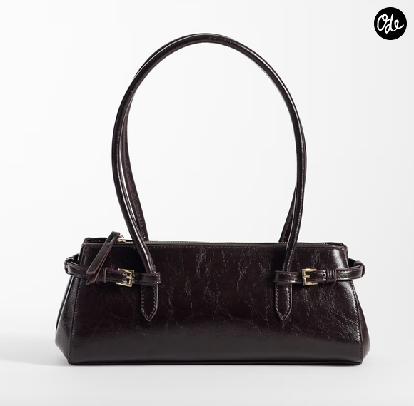 Sac à main Prada Bonnie /  Sac Cabas Empire 34 / Sac bandoulière avec logo emblématique / Sac porté épaule texturé à ceinture