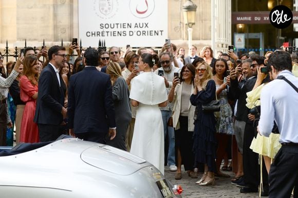 Les images montrent un couple complice et visiblement très heureux lors de ce jour important.

Arrivées au mariage civil de Thylane Blondeau et Benjamin Attal à la mairie du 16ème arrondissement de Paris le 29 juin 2026.
Agence / Bestimage