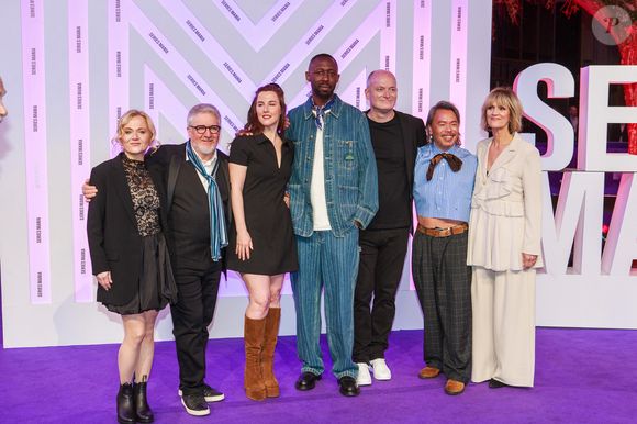 Brigitte Lafleur, Benoit Briere, Florence Longpré, Thomas Ngijol, Guillaume Lonergan, Nicolas Michon , Josée Deschesnes - Festival Séries Mania à Lille le 24 mars 2025. © Stéphane Vansteenkiste/Bestimage