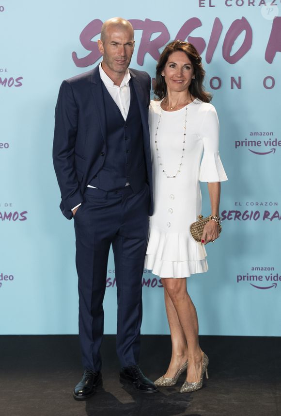 Zinedine Zidane et sa femme Véronique - Première du documentaire "Le coeur de Sergio Ramos" à Madrid le 10 septembre 2019
AGENCE / BESTIMAGE