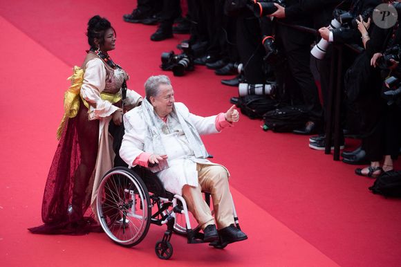 Paul-Loup Sulitzer assiste à la première de The Apprentice dans le cadre du 77e Festival international du film de Cannes, à Cannes, en France, le 20 mai 2024. Photo par Aurore Marechal/ABACAPRESS.COM