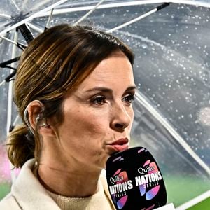 Isabelle Ithurburu presentatrice TF1 - Match de tournée d'automne "France - Fidji (34-21)" à Bordeaux, le 15 novembre 2025.
Thierry Breton/PsnewZ/Bestimage