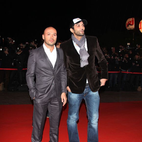 ABACAPRESS.COM - Eric et Ramzy arrivent sur le tapis rouge des NRJ MUSIC AWARDS. © Guignebourg Denis/ABACA