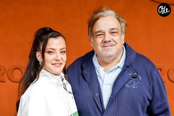 Camille Lellouche et Didier Bourdon au photocall du village lors des Internationaux de France de Tennis de Roland Garros 2026, à Paris, France, le 4 juin 2026. © Jacovides-Moreau/Bestimage