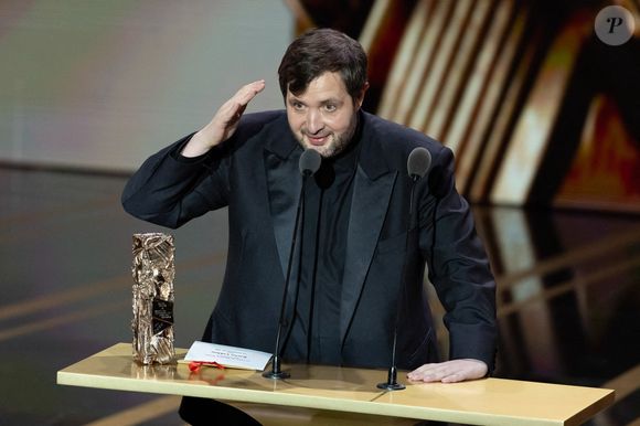 Karim Leklou (César du meilleur acteur pour "le roman de Jim") - Cérémonie de la 50ème édition de la cérémonie des César à l'Olympia à Paris, France, le 28 février 2025 © Dominique Jacovides - Olivier Borde / Bestimage
