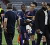 Ousmane Dembélé et sa fille - Le PSG remporte la Ligue Des Champions 2025, pour la première fois de son histoire, face à l'Inter Milan (5-0) à l'Allianz Arena de Munich, le 31 mai 2025. © Cyril Moreau/Bestimage