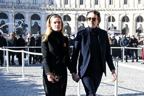 Rome, Italie : Rome, décès de Valentino Garavani - Funérailles dans la Basilique de Santa Maria degli Angeli e dei Martiri - Sur la photo : Natalia Vodianova, Antoine Arnault (Credit Image : © Maurizio D'Avanzo/IPA via ZUMA Press)