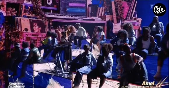 Amel sur le plateau de la "Star Academy" 10 octobre 2026 TF1