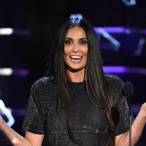 Demi Moore sur scène lors du "Comedy Central Roast of Bruce Willis" au Hollywood Palladium le 14 juillet 2018 à Los Angeles, Californie. Photo par Frank Micelotta/PictureGroup/ABACAPRESS.COM
