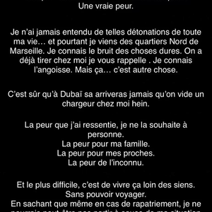 Story Instagram de Maëva Ghennam