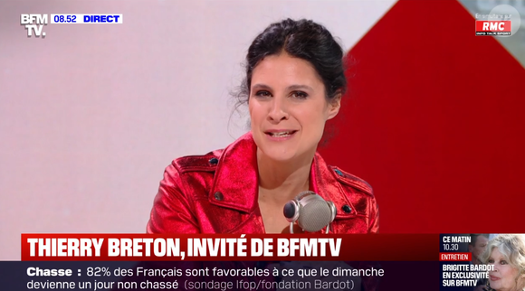Apolline de Malherbe dans "Apolline de 9 à 10", le 28 mars 2025, sur BFMTV