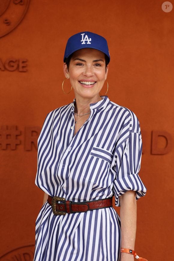 Cristina Cordula au photocall du village lors des Internationaux de France de Tennis de Roland Garros 2026, à Paris, France, le 29 mai 2026. © Dominique Jacovides/Bestimage