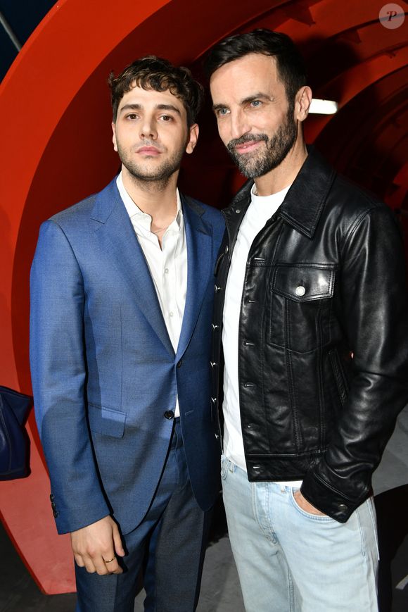 Xavier Dolan et le styliste Nicolas Ghesquiere posent après le défilé Louis Vuitton dans le cadre de la Paris Fashion Week Womenswear Fall/Winter 2019/2020 le 05 mars 2019 à Paris, France. Photo Laurent Zabulon/ABACAPRESS.COM