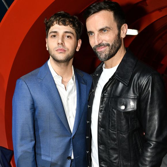 Xavier Dolan et le styliste Nicolas Ghesquiere posent après le défilé Louis Vuitton dans le cadre de la Paris Fashion Week Womenswear Fall/Winter 2019/2020 le 05 mars 2019 à Paris, France. Photo Laurent Zabulon/ABACAPRESS.COM