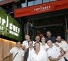 Depuis cette publication, son compte est devenu introuvable.

Exclusif - Stéphane Rotenberg et ses chefs Victor Mercier, Coline Faulquier, Camille Delcroix, Arnaud Delvenne, Mohamed Cheikh, Pascal Barandoni, Merouan Bounekraf, Baptiste Renouard - Ouverture du premier restaurant "Top Chef" Le Bistrot à Suresnes le 7 juillet 2022. © Marc Ausset-Lacroix/Bestimage