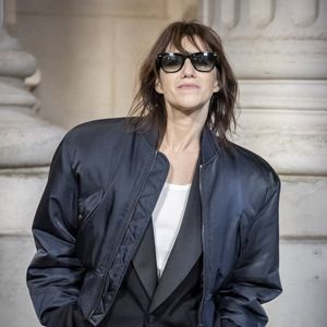 Charlotte Gainsbourg - Photocall du défilé Saint Laurent  "Collection Masculine Prêt-à-Porter Automne/Hiver 2025-2026" lors de la Fashion Week de Paris (PFW) le 28 janvier 2025 © Olivier Borde /Bestimage