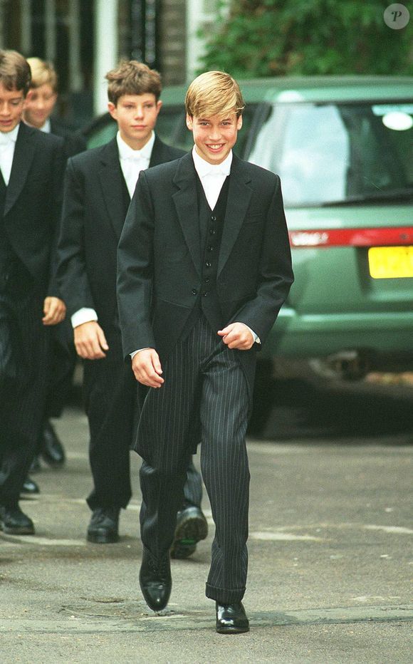 Le Prince William est photographié aujourd'hui (07.09.1995) lors de son premier jour à Eton College. Photo par Photoshot/Avalon/ABACAPRESS.COM