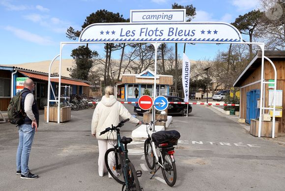 Le célèbre Camping des Flots Bleus, lieu de tournage des différents films de la série "Camping", réouvre en partie aujourd'hui lundi 3 Avril 2023 au Pyla, au pied de la dune, sur le bassin d'Arcachon. © Patrick Bernard/Bestimage