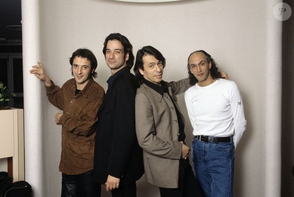 Archives - En France, à Rennes, portrait du groupe Pow Wow, le 19 janvier 1996. Bruno Schneider via Bestimage