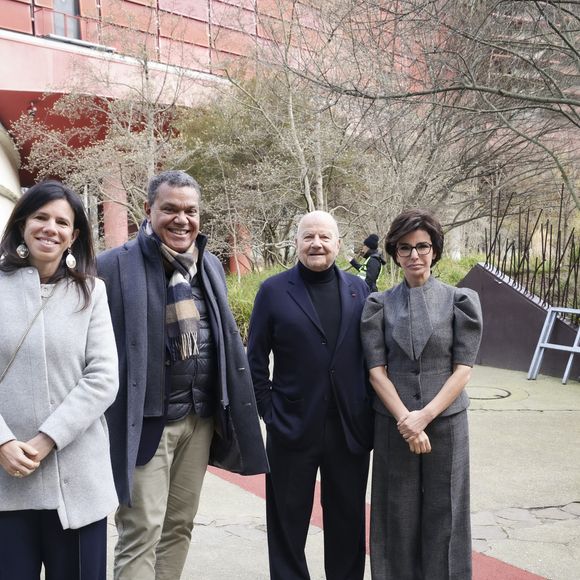 Signature de la 2ème convention entre Fimalac et le Musée du Quai Branly, en présence de Marc Ladreit de Lacharrière, Rachida Dati et Emmanuel Kasarhérou, Paris, France, le 28 fevrier 2025. Jack Tribeca / Bestimage