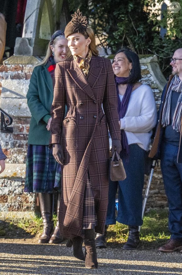 Sandringham, ROYAUME-UNI Les membres de la famille royale britannique assistent à l'office du matin de Noël à l'église St Mary Magdalene le 25 décembre 2025 à Sandringham, Norfolk.



Sur la photo : Catherine, Princesse de Galles (Catherine "Kate" Middleton, princesse de Galles), Kate Middleton