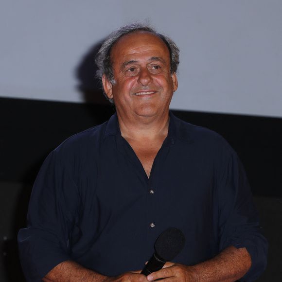 Michel Platini assiste au 21e Festival du film Magna Graecia à l'Arena Porto le 28 juillet 2024 à Catanzaro, Italie.
 Photo par Marco Provvisionato/IPA/ABACAPRESS.COM