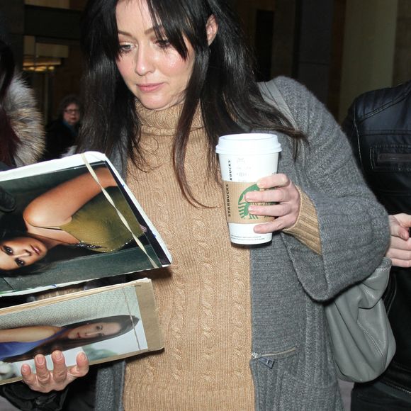 Son rêve ultime aurait été d'enfanter... Impossible. Après de nombreuses FIV, l'actrice tombait malade.

Former Beverly Hills 90210 beauty Shannen Doherty arrived at SiriusXM radio studios to appear on the Just Jenny radio show in New York City, NY, USA on January 15, 2015. During her interview Shannen vehemently denied co-star Jason Priestley's accounts of her in his 2014 memoir blaming his false memories of her on his near-death car crash. Photo by GSI/ABACAPRESS.COM