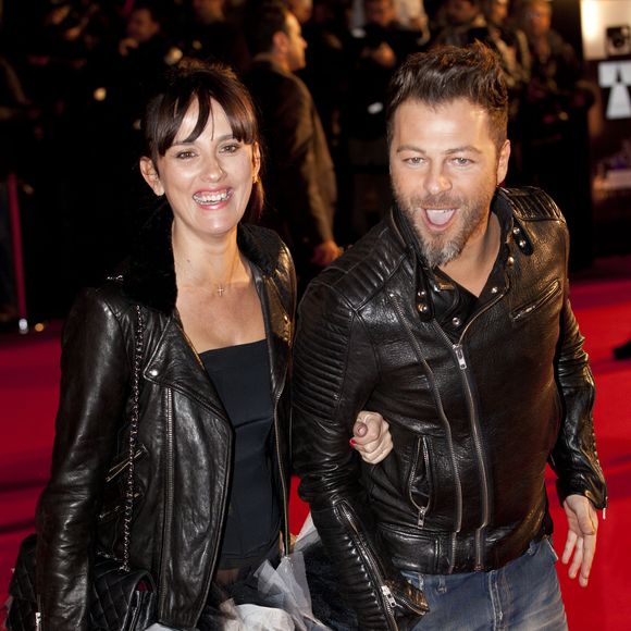 Christophe Mae et sa femme Nadege Sarron - 15eme édition des NRJ Music Awards a Cannes. Le 14 décembre 2013