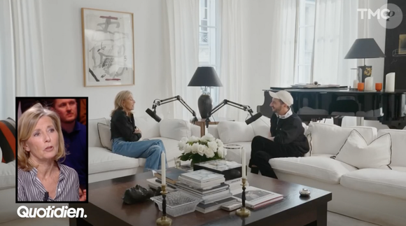 Claire Chazal dévoile l'intérieur de son appartement sur sa chaîne Youtube.