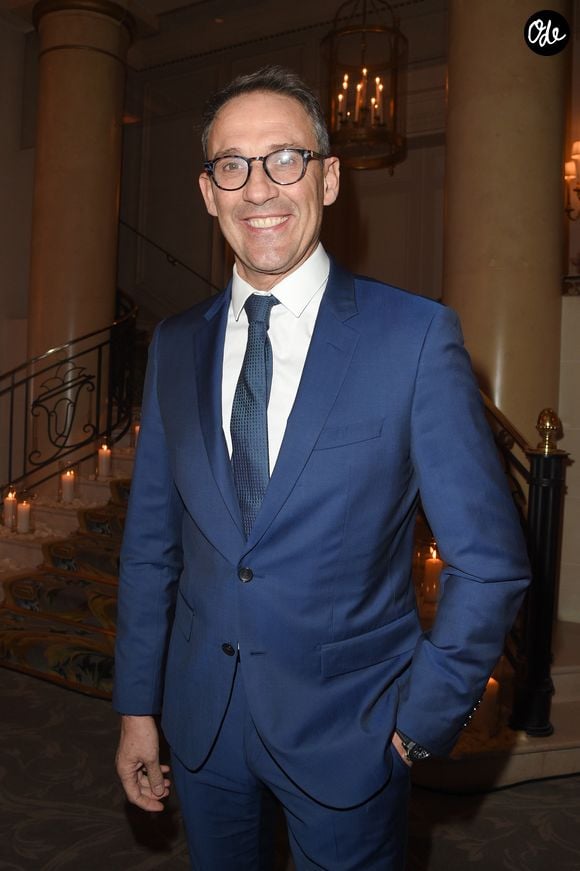 Julien Courbet - Soirée de Gala de bienfaisance de La Fondation pour la Recherche en Physiologie à l'hôtel George V à Paris le 19 mars 2018. Lors de cet évènement, les Stéthos d’Or ont récompensé pour la deuxième fois les personnalités qui entreprennent de communiquer de la joie de vivre et du bien-être au public. © Coadic Guirec/Bestimage