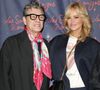 Marc Lavoine et sa compagne Adriana Karembeu lors de la générale du spectacle musical "Les Souliers Rouges" au Casino de Paris, le 24 janvier 2025. © Guirec Coadic/Bestimage