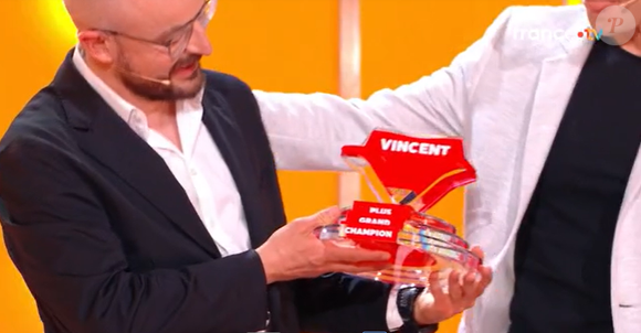 Vincent devient le plus grand champion de Tout le monde veut prendre sa place sur France 2.