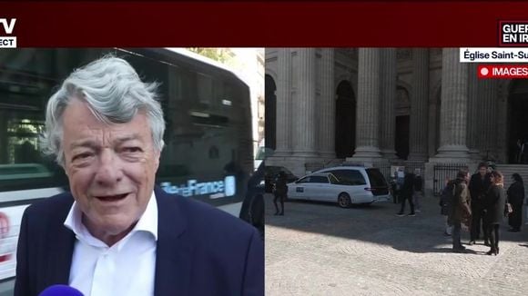 Jean-Louis Borloo sur BFMTV pour les funérailles de Nathalie Baye.