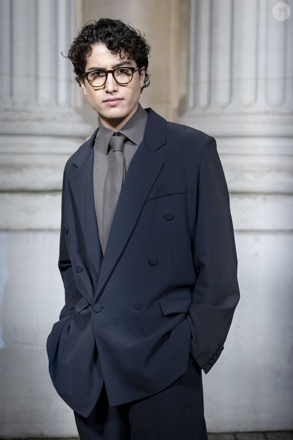 Kemio - Photocall du défilé Saint Laurent  "Collection Masculine Prêt-à-Porter Automne/Hiver 2025-2026" lors de la Fashion Week de Paris (PFW) le 28 janvier 2025 © Olivier Borde /Bestimage