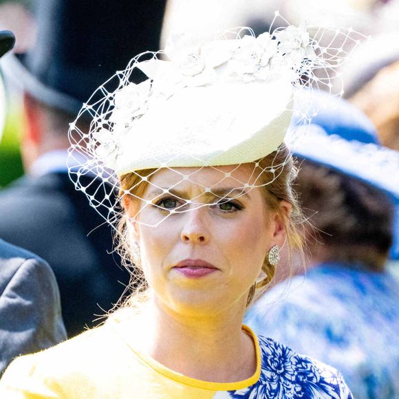 La princesse Béatrice assiste au troisième jour du Royal Ascot 2025 à l'hippodrome d'Ascot au Royaume-Uni. Le 19 juin 2025. ©  Mischa Schoemaker/ABACAPRESS.COM