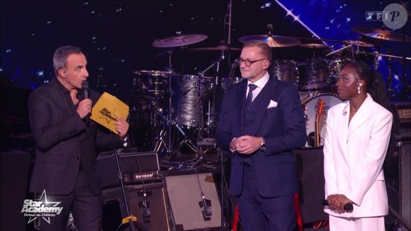 Nikos et Sarah lors du prime de la "Star Academy" le 17 janvier 2026 sur TF1.
