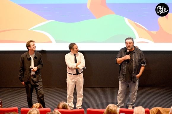 Alexandre Smia, le réalisateur, et Denis Ménochet - Projection du film "Jupiter" lors de la 8ème édition du Festival Cinéroman à Nice, le 1er octobre 2026. © Bebert / Jacovides / Bestimage