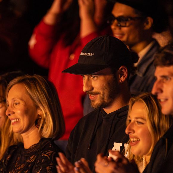 Pierre Garnier, Helena Bailly, Victorien Breux - Célébrités assistent au concert de Julien Lieb (finaliste de la Star Academy 2023) à la Cigale à Paris le 24 Septembre 2025. © Jeremy Melloul/Bestimage