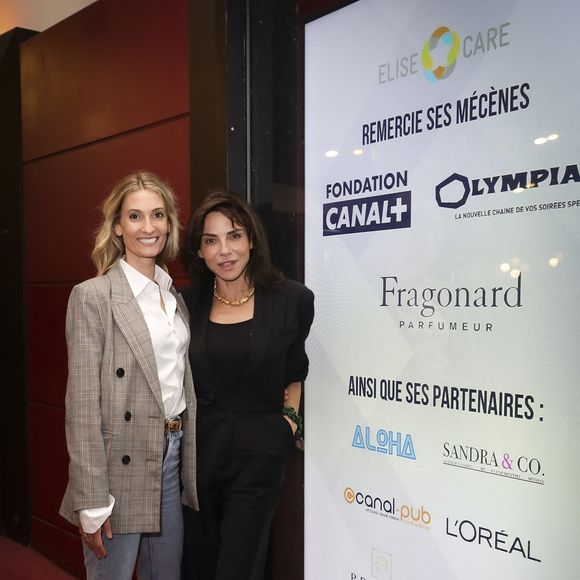 Exclusif - Claire Despagne, Sandra Sisley, programmatrice musicale de la soirée en backstage du concert solidaire pour les enfants de la guerre "Ensemble à l'Olympia" à Paris présenté par EliseCare le 10 février 2025
© Jack Tribeca / Pierre Perusseau / Bestimage