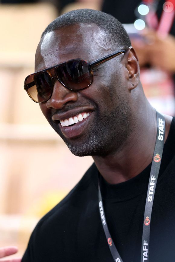 Omar Sy - Célébrités assistent à la victoire de Monaco qui a remporté le match 4 de la finale de Betclic Élite face à Paris (80-74), Monaco le 22 juin 2025. © Stephane Pillaud / PsnewZ / Bestimage