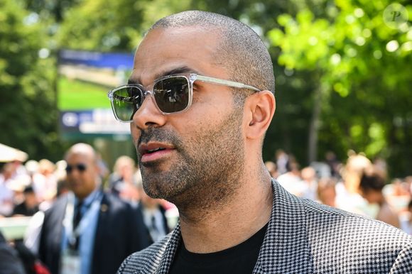 Tony Parker au photocall de la 174ème édition du Prix de Diane Longines à l'hippodrome de Chantilly, France, le 18 juin 2023. © Matthieu Mirville/Bestimage