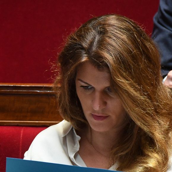 Marlène Schiappa, ancienne secrétaire d'Etat, chargée de l'Économie sociale et solidaire et de la Vie associative - Séance de questions au gouvernement à l'Assemblée Nationale à Paris le 11 avril 2023.

© Lionel Urman / Panoramic / Bestimage