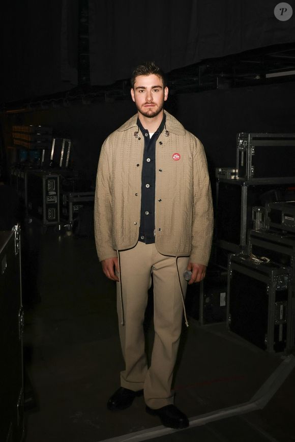 Exclusif - Julien Lieb en backstage du concert du gala de Noël de l'association Tout le monde contre le cancer fête ses 20 ans diffusé le 24 décembre sur M6 à l'Adidas Aren Porte de la Chapelle à Paris, France, le 4 décembre 2025. © Jack Tribeca/Bestimage