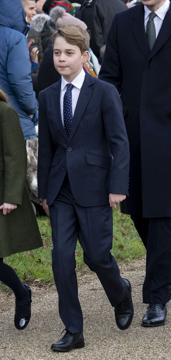 Le prince George, à l'église St-Mary Magdalene à Sandringham, le 25 décembre 2023.

Photo : Agence / Bestimage