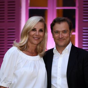 Laurence Ferrari et son mari Renaud Capuçon lors des nuits du château de la Moutte à Saint-Tropez, Côte d'Azur, France, le 8 août 2019.

© Sophie Louvet/Nice Matin/Bestimage