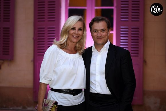 Laurence Ferrari et son mari Renaud Capuçon lors des nuits du château de la Moutte à Saint-Tropez, Côte d'Azur, France, le 8 août 2019.

© Sophie Louvet/Nice Matin/Bestimage