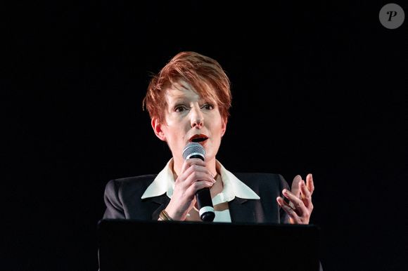 Natacha Polony lors de la soirée du Comité international de soutien pour la libération de Boualem Sansal, présidé par Catherine Camus et initié par la Revue Politique et Parlementaire, qui a organisé une grande soirée de soutien le 16 décembre 2024 au Théâtre Libre à Paris, en France, en partenariat avec Marianne, les Éditions Gallimard, les Éditions du Cerf, le Comité Laïcité République, le Laboratoire de la République et Le Point. Photo par Alexis Jumeau/ABACAPRESS.COM